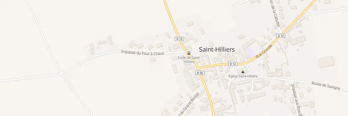 Plan du 2 Imp du Four à Chaux à Saint-Hilliers