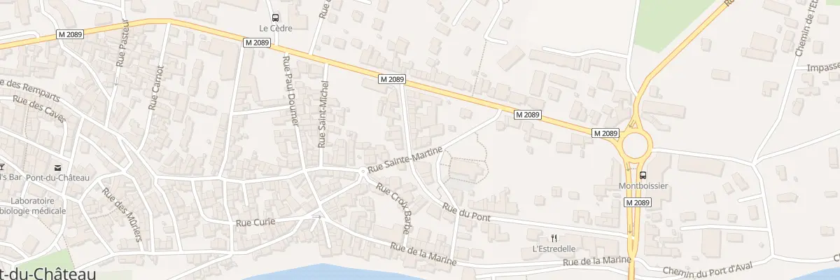 Plan du 59 Rue Sainte-Martine à Pont-du-Château