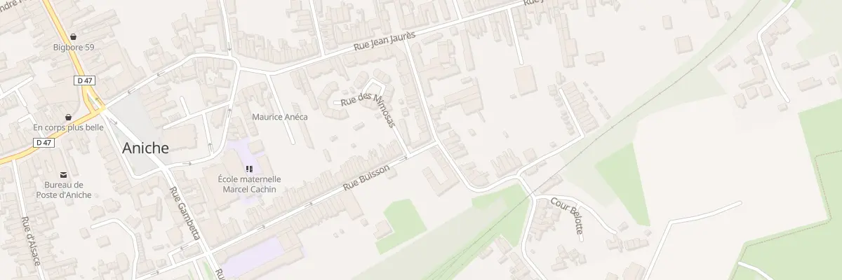 Plan du 22 Rue Edmond Laudeau à Aniche