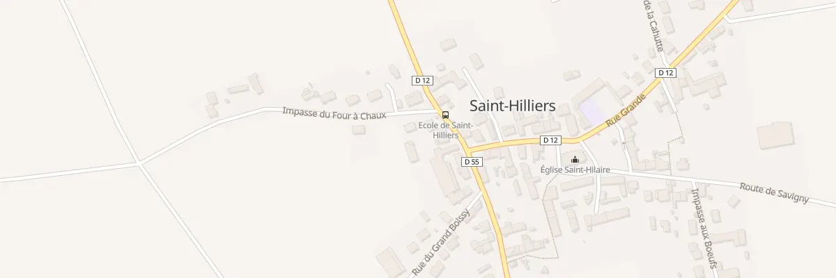 Plan du 10 Rte de Provins à Saint-Hilliers