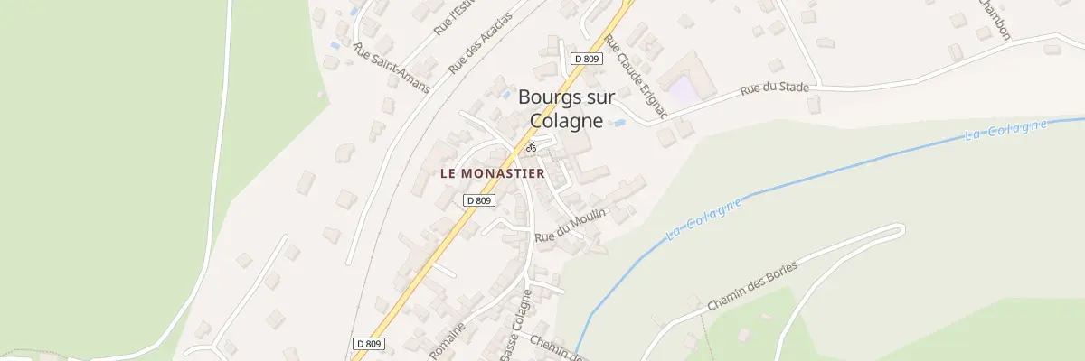 Plan du 7 Voie Romaine à Bourgs sur Colagne
