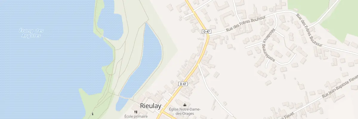 Plan du 29 Rue Joseph Bouliez à Rieulay