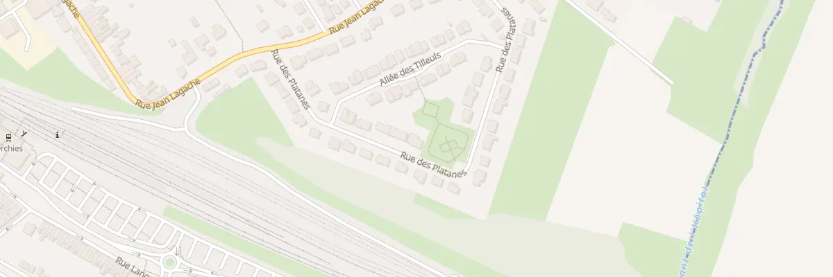 Plan du 17 Rue des Platanes à Orchies
