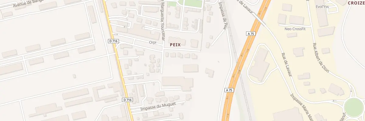 Plan du 10 Imp des Ancolies à Issoire