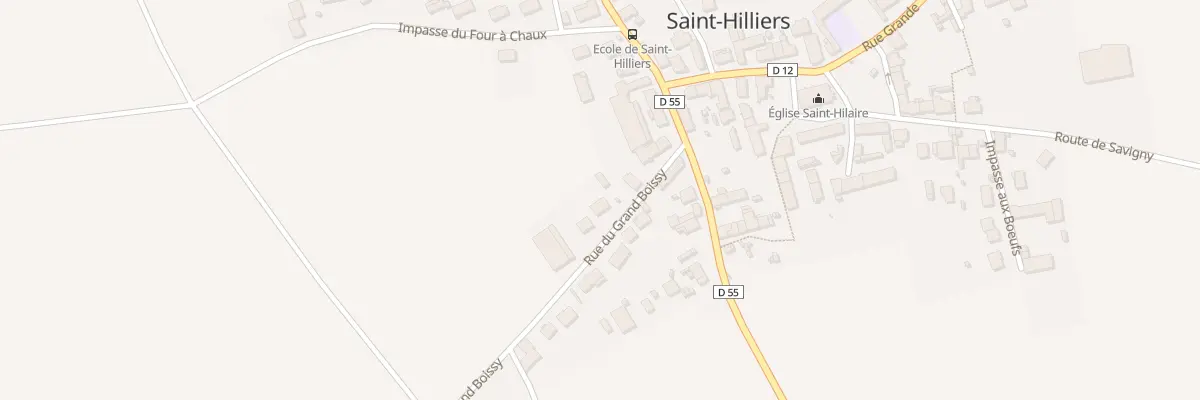 Plan du 3B Rue du Grand Boissy à Saint-Hilliers