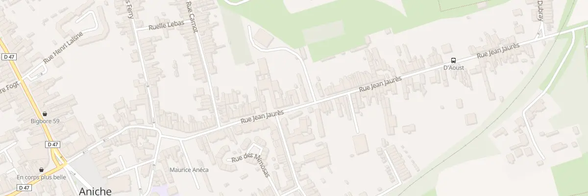Plan du 85 Rue Jean Jaures à Aniche