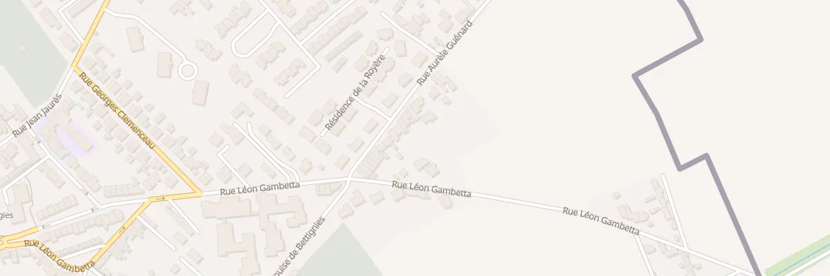Plan du 22 Rue Aurèle Guénard à Leers