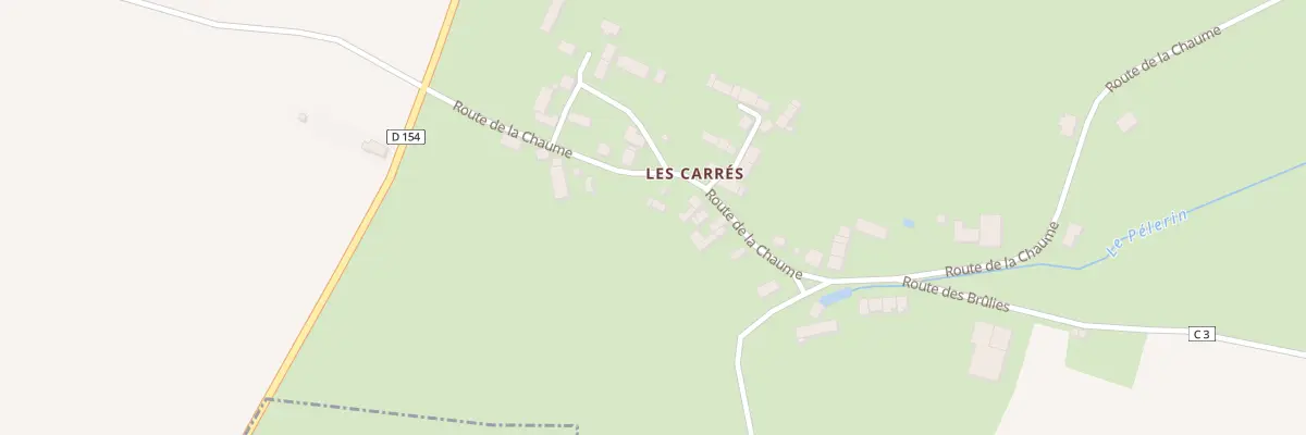 Plan du 58 Les Carrés à Saint-Malo-en-Donziois