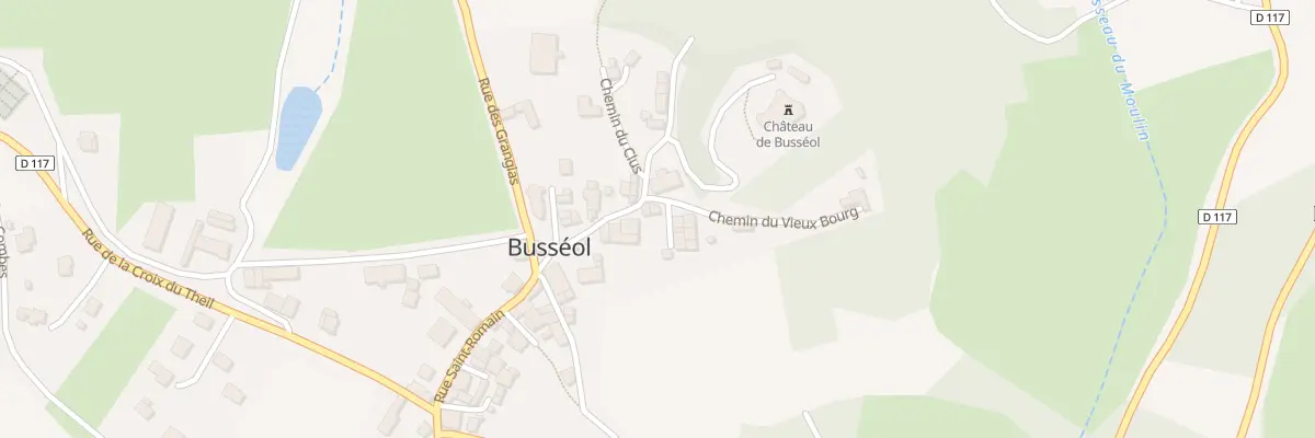 Plan du 4 Che du Vieux Bourg à Busséol