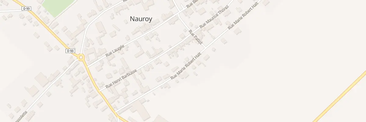 Plan du 11 Rue Henri Barbusse à Nauroy