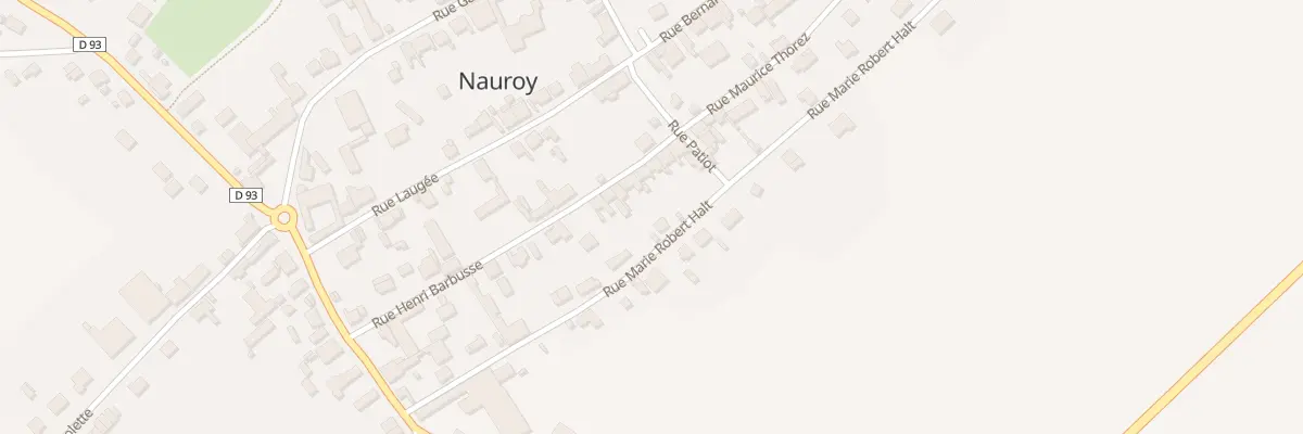 Plan du 9 Rue Henri Barbusse à Nauroy