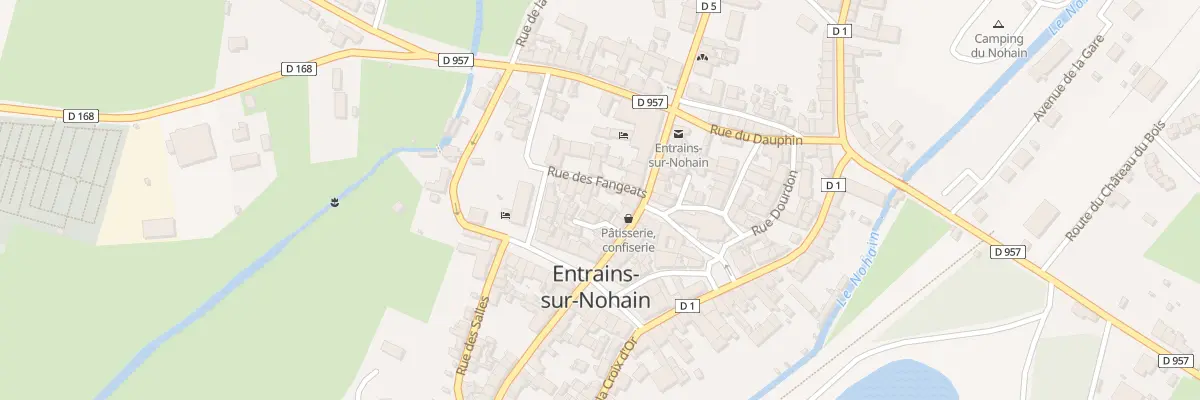 Plan du 1 Rue des Fangeats à Entrains-sur-Nohain