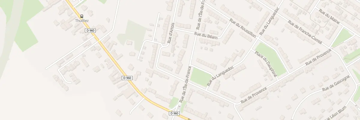 Plan du 52 Rue de l’Ile de France à Cambrai