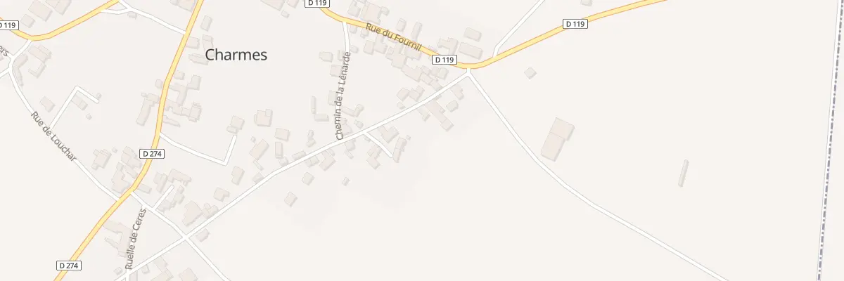 Plan du 3 Rue de Ceres à Charmes