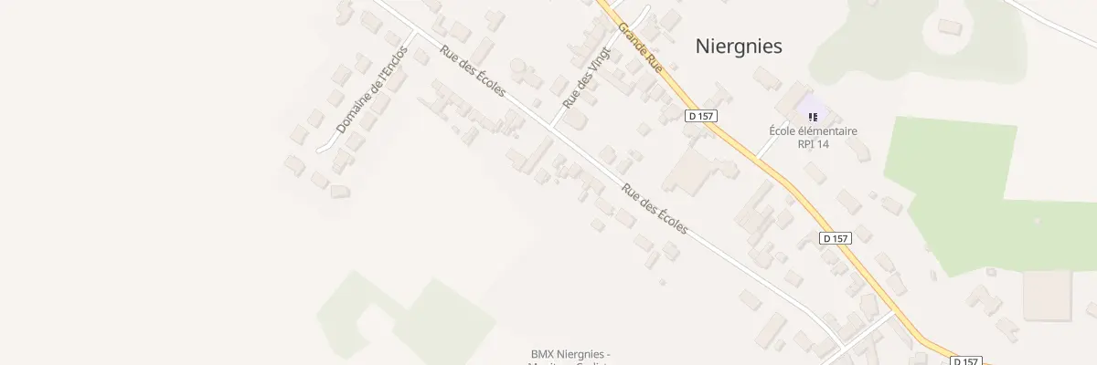 Plan du 30B Rue des Ecoles à Niergnies