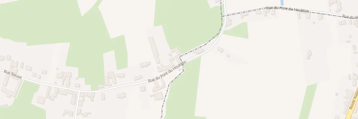 Plan du 271 Rue du Pont du Houblon à Bouvignies