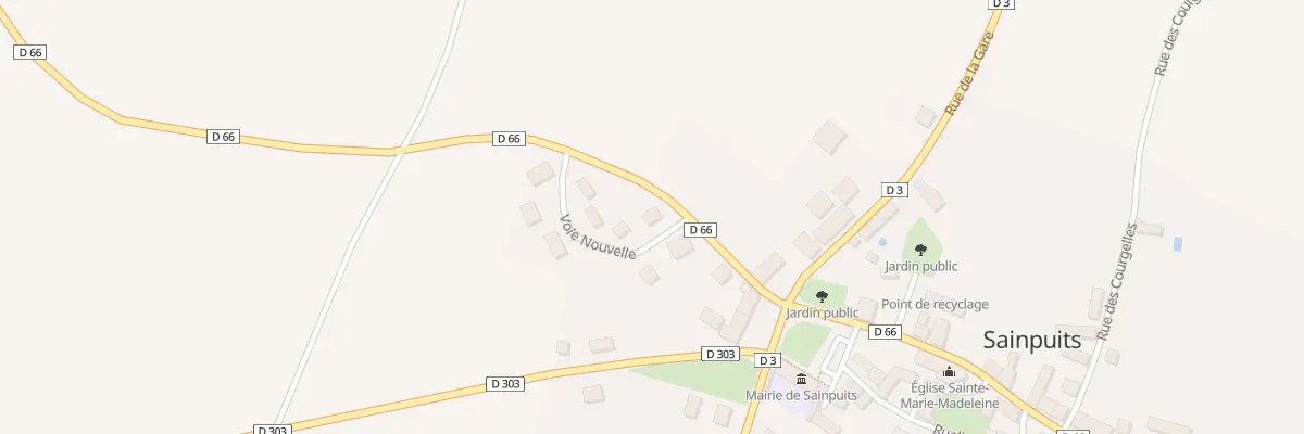 Plan du 2 Voie Nouvelle à Sainpuits