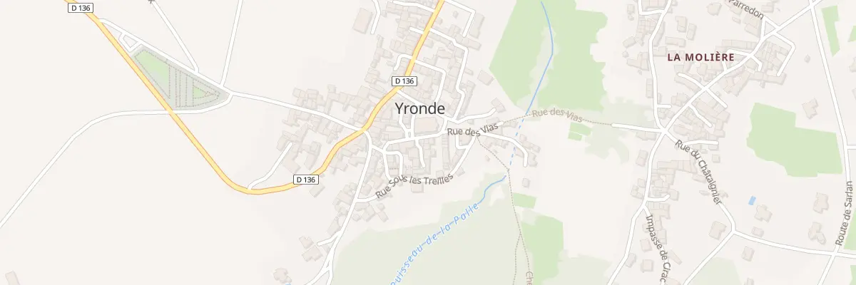 Plan du 9 Pl de l’Eglise Yronde à Yronde-et-Buron