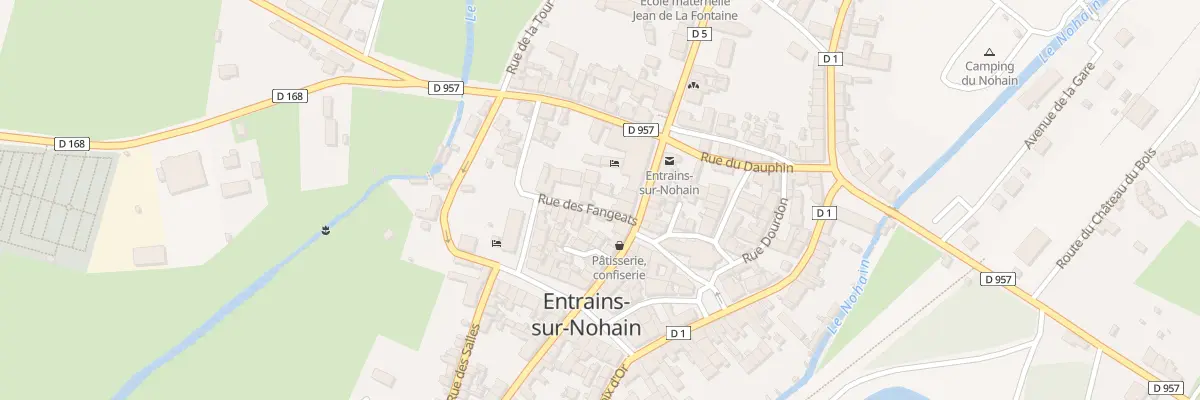 Plan du 2 Rue des Fangeats à Entrains-sur-Nohain