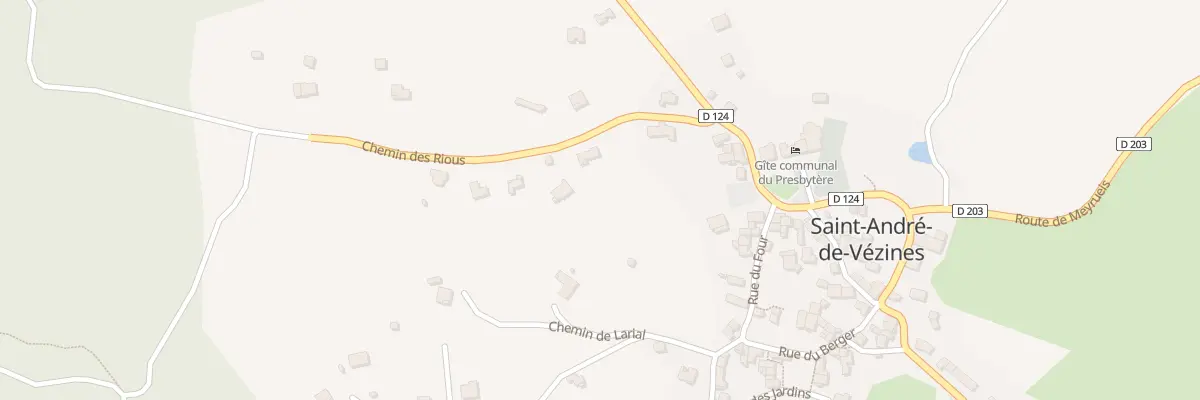 Plan du 5130 Larial à Saint-André-de-Vézines