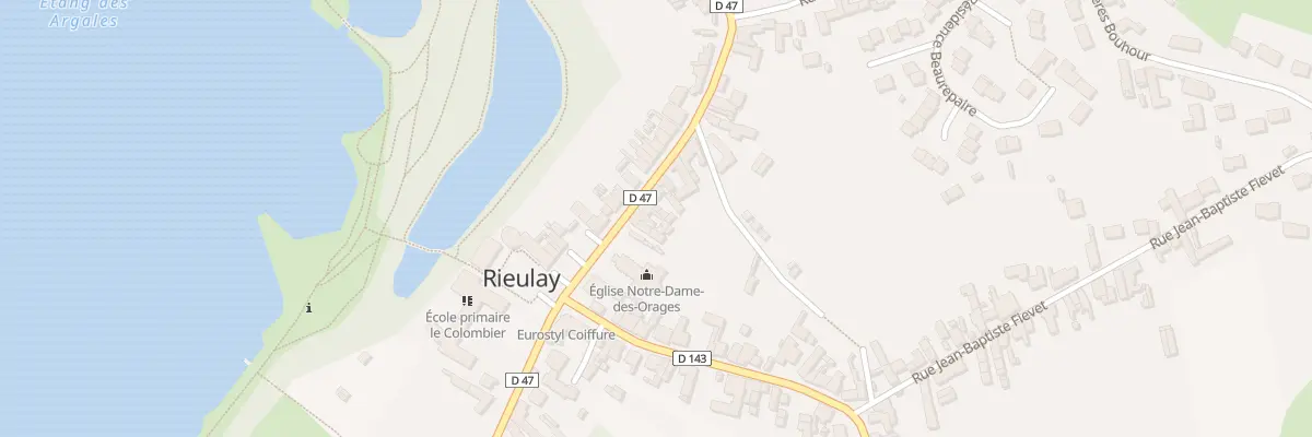 Plan du 10 Rue Joseph Bouliez à Rieulay