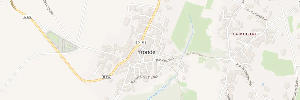 Plan du 19 Pl de l’Eglise Yronde à Yronde-et-Buron
