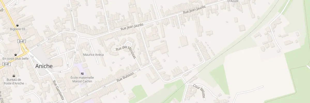 Plan du 3 Rue Edmond Laudeau à Aniche