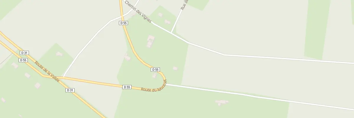 Plan du 77 Rte du Montcet à Boitron