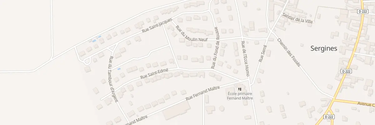 Plan du 11 Rue Saint Edme à Sergines