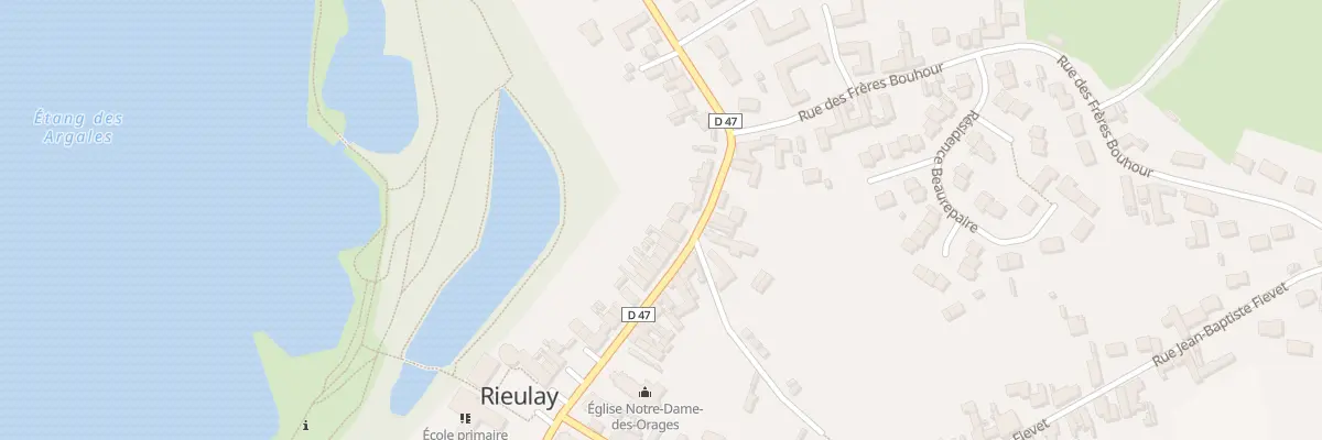 Plan du 33 Rue Joseph Bouliez à Rieulay