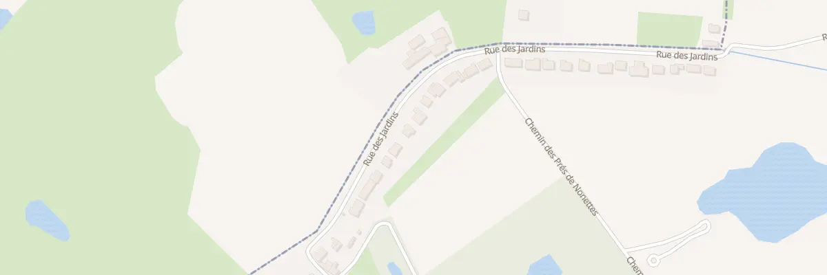 Plan du 665 Rue des Jardins à Marchiennes