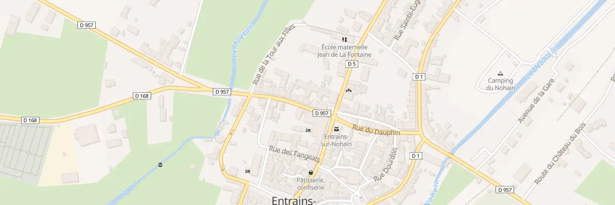 Plan du 6 Rue d’Orléans à Entrains-sur-Nohain