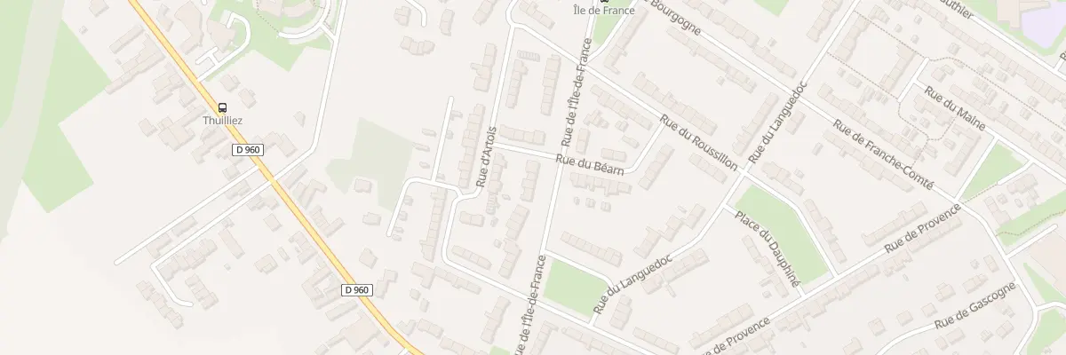 Plan du 40 Rue de l’Ile de France à Cambrai