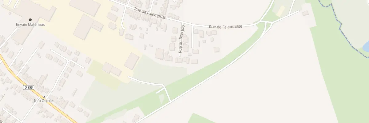Plan du 11 Rue du Bois Joly à Orchies