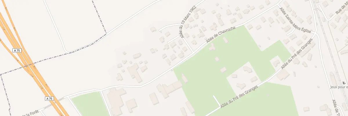 Plan du 31 All de Chavroche au Breuil-sur-Couze