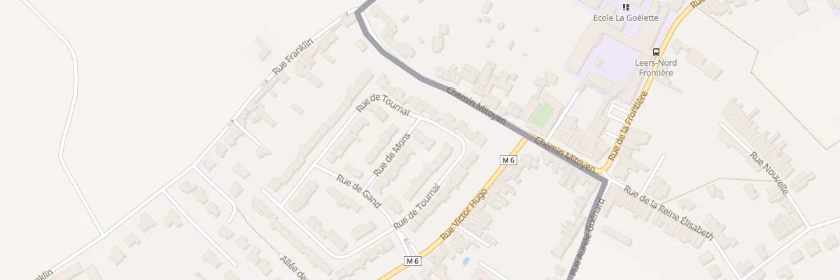 Plan du 17 Rue de Tournai à Leers