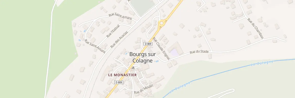 Plan du 21 Av de la République à Bourgs sur Colagne