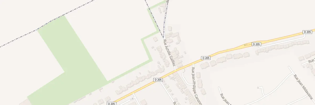 Plan du 9 Rue Achille Gailliez à Émerchicourt