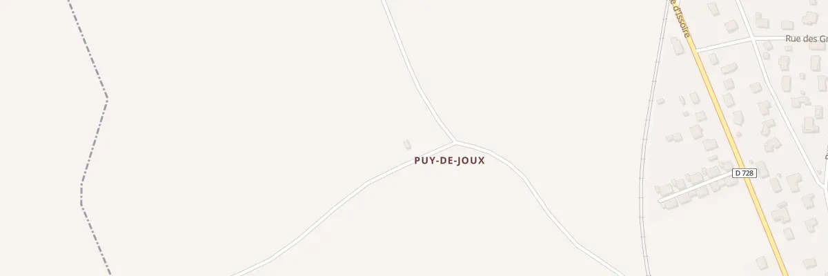 Plan du 5026 Puy-De-Joux au Breuil-sur-Couze