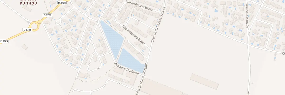 Plan du 50 Rue Joséphine Baker à Sauvian