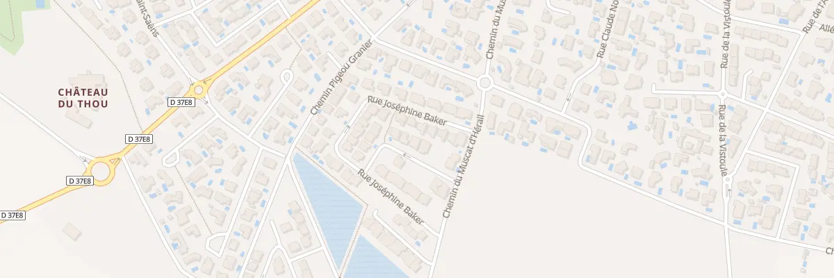 Plan du 10 Rue Gisèle Halimi à Sauvian