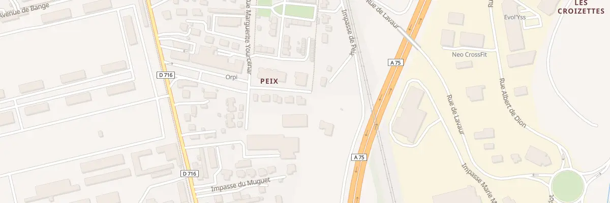 Plan du 18 Imp des Ancolies à Issoire