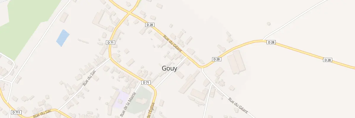 Plan du 9 Rue du Géant à Gouy