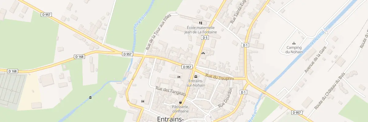 Plan du 2 Rte d’Orléans à Entrains-sur-Nohain