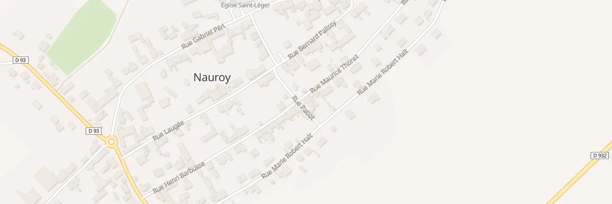 Plan du 7 Rue Patiot à Nauroy