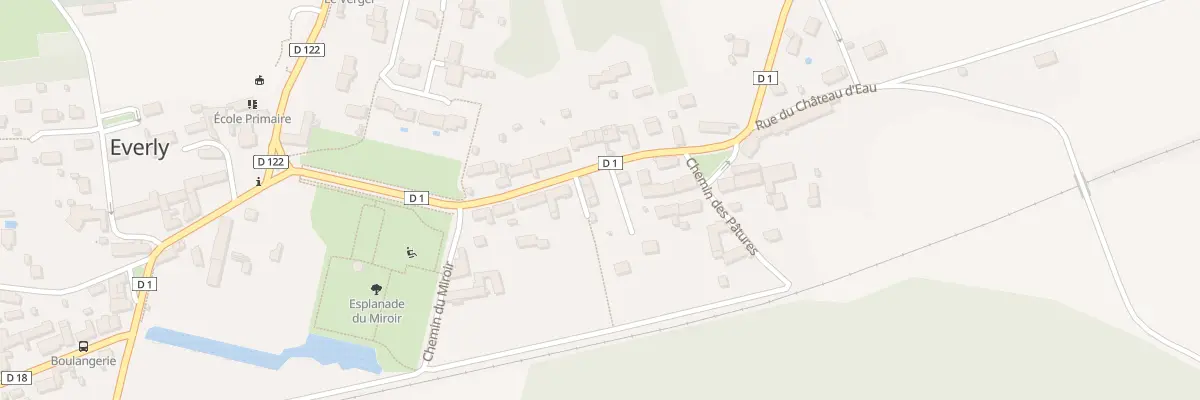 Plan du 1 Imp du Bois des Aulnes à Everly