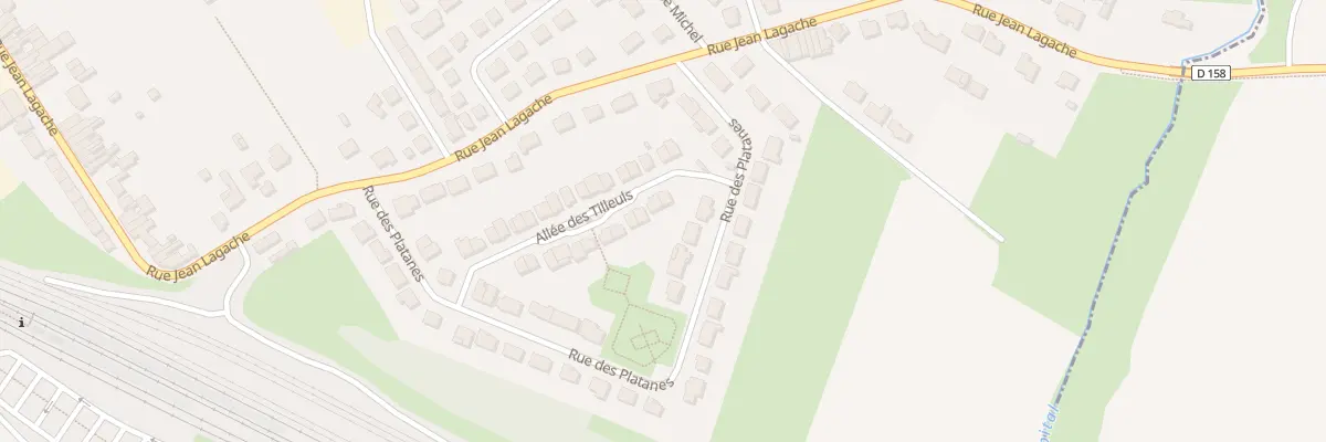 Plan du 22 All des Tilleuls à Orchies