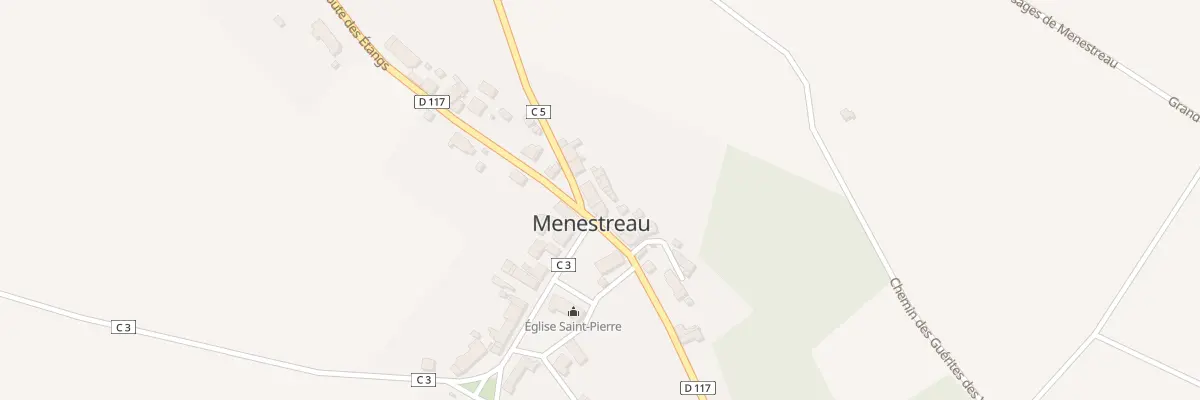 Plan du 4 Rte des Étangs à Menestreau