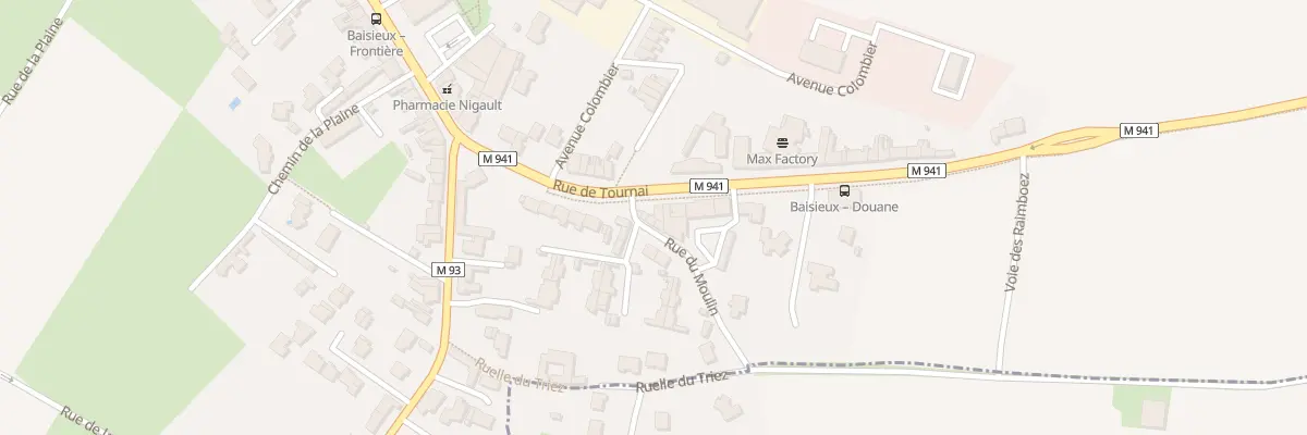 Plan du 4 Rue du Moulin à Baisieux