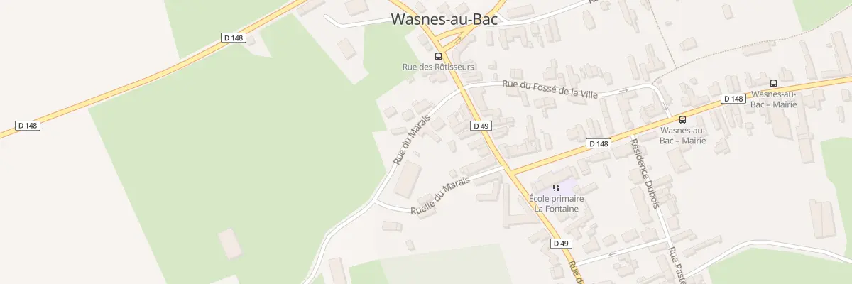 Plan du 1 Rue du Marais à Wasnes-au-Bac